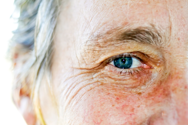 Beautiful mature woman close up